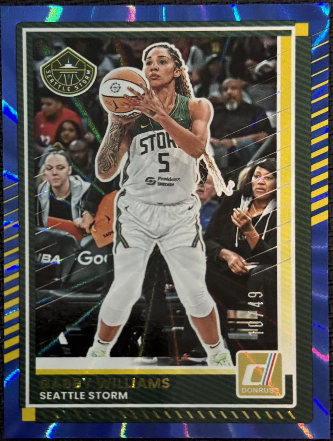 Gabby Williams [Blue Laser] #75