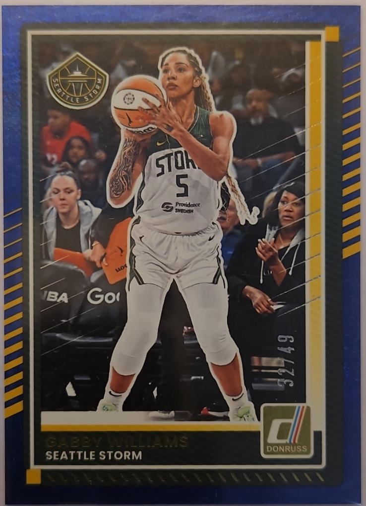 Gabby Williams [Blue Shimmer] #75