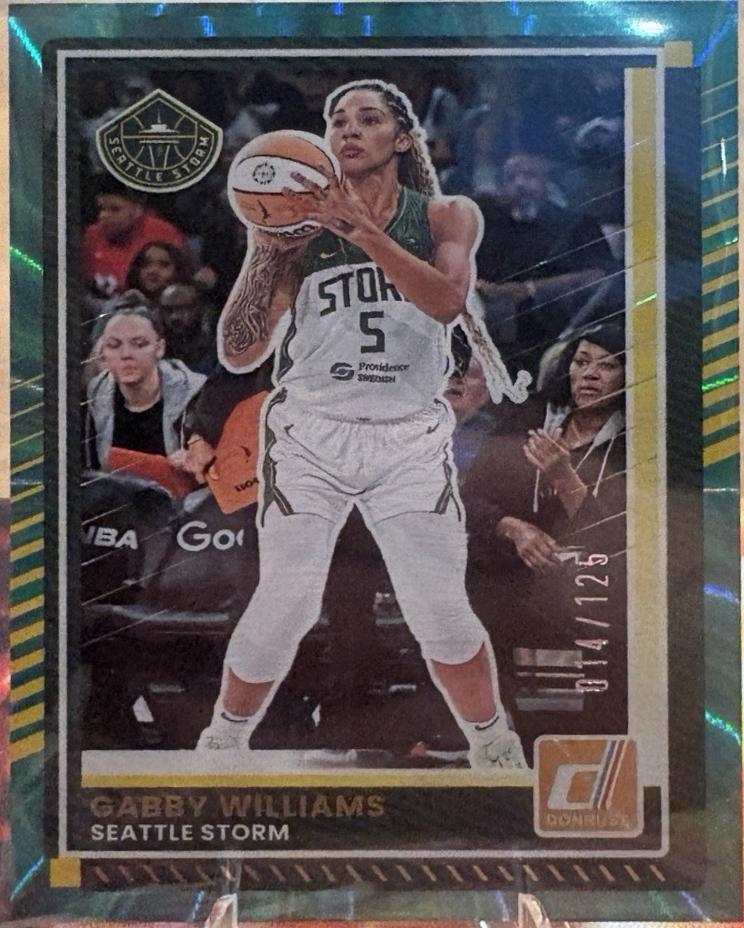Gabby Williams [Teal Laser] #75