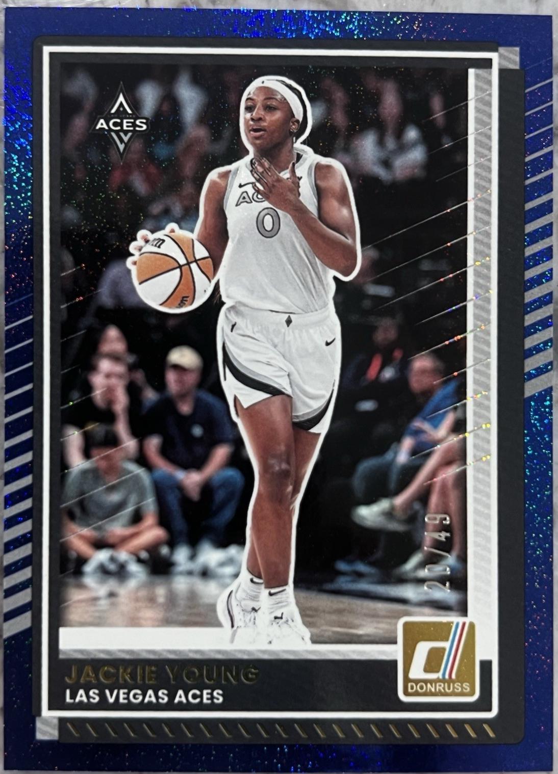 Jackie Young [Blue Shimmer] #60