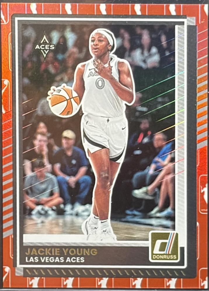 Jackie Young [Holo WNBA Logo] #60