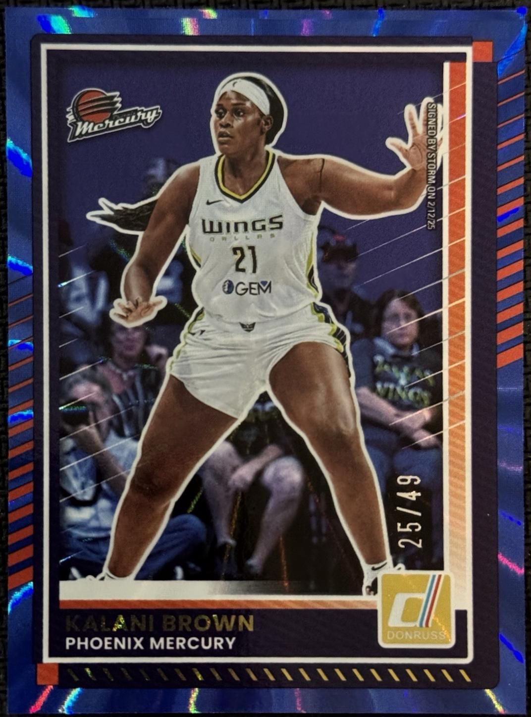 Kalani Brown [Blue Laser] #84