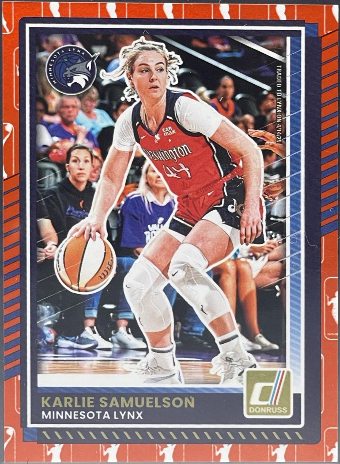 Karlie Samuelson [Holo WNBA Logo] #50