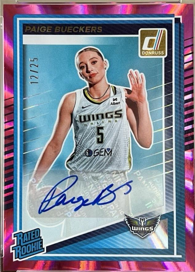 Paige Bueckers [Pink Laser Signature] #86