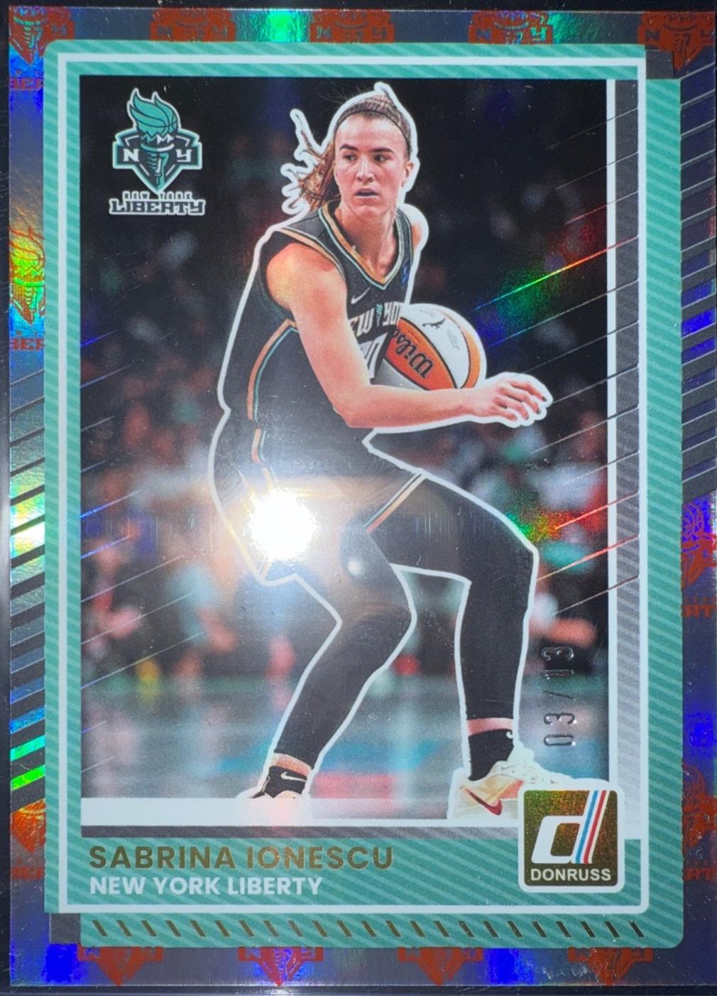Sabrina Ionescu [Holo Team Logo] #83