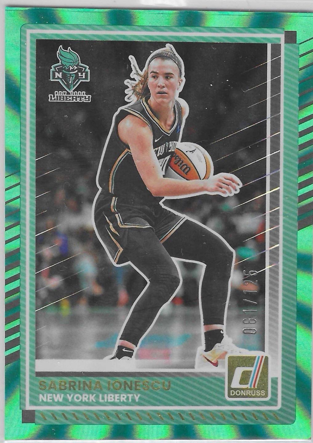 Sabrina Ionescu [Teal Laser] #83