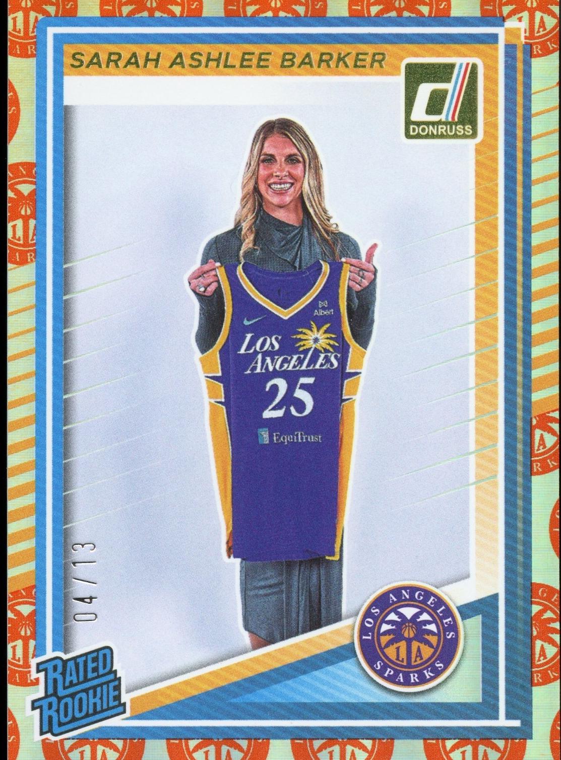 Sarah Ashlee Barker [Holo Team Logo] #100