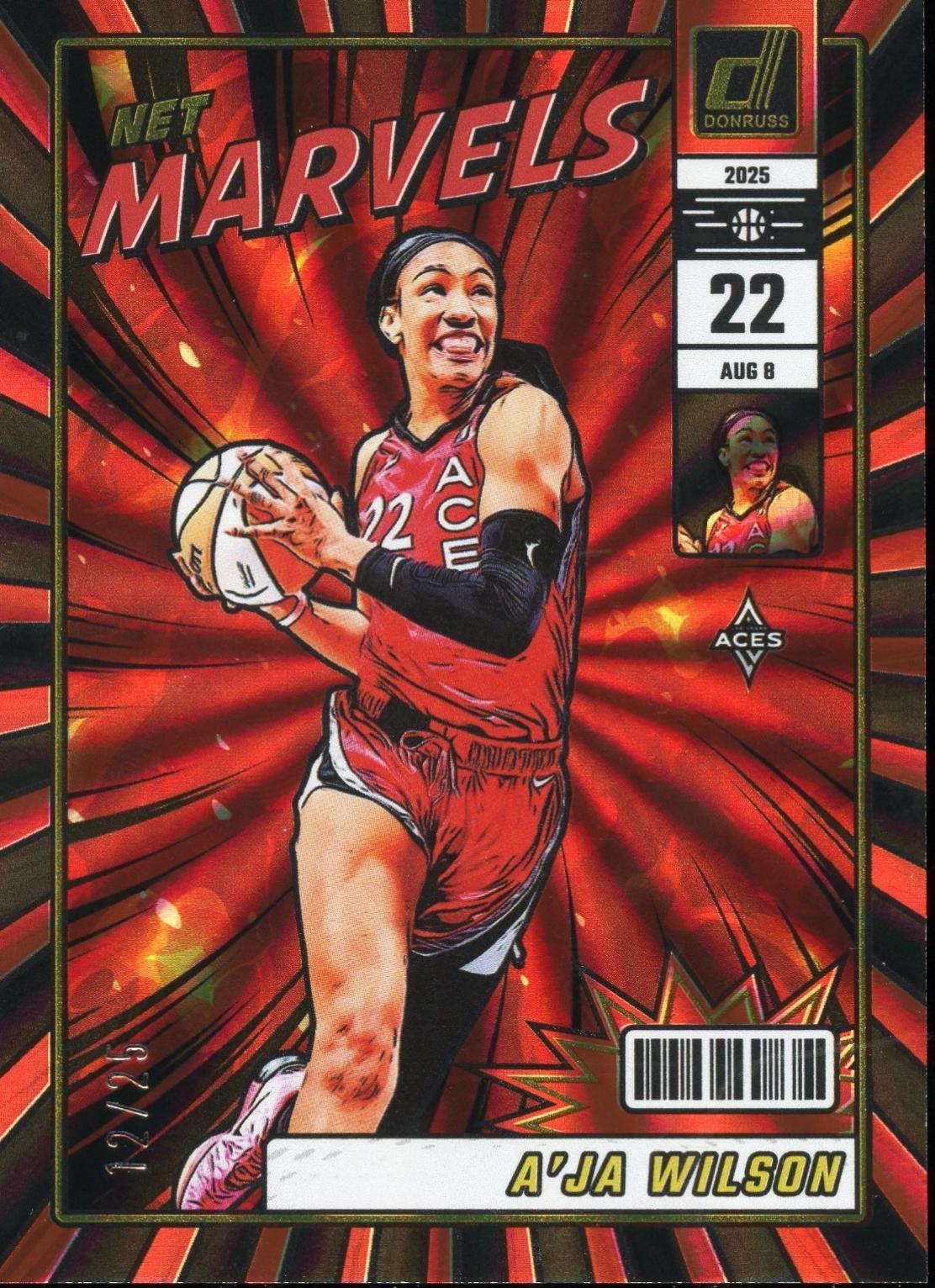 A'ja Wilson [Holo Red Laser] #8