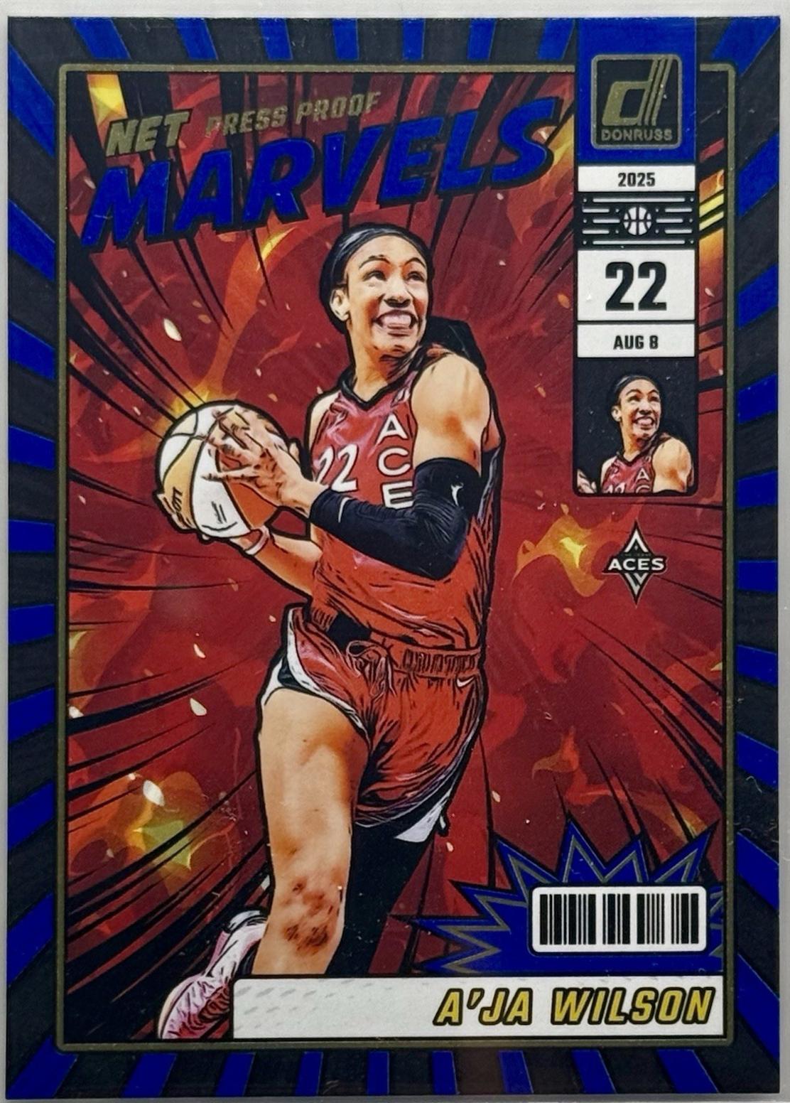 A'ja Wilson [Press Proof Blue] #8