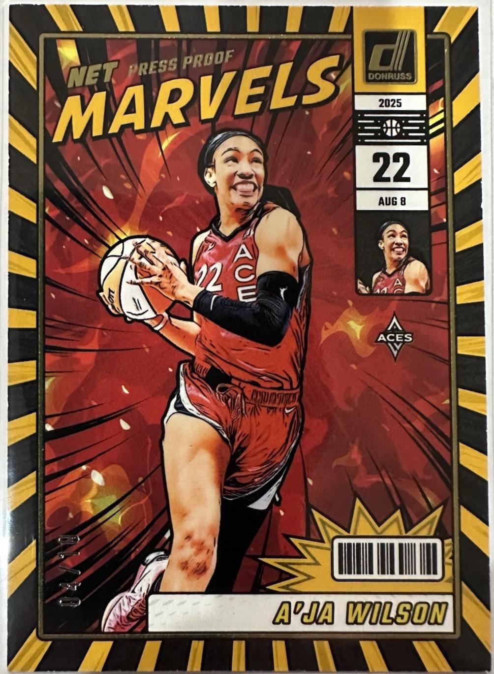 A'ja Wilson [Press Proof Gold] #8