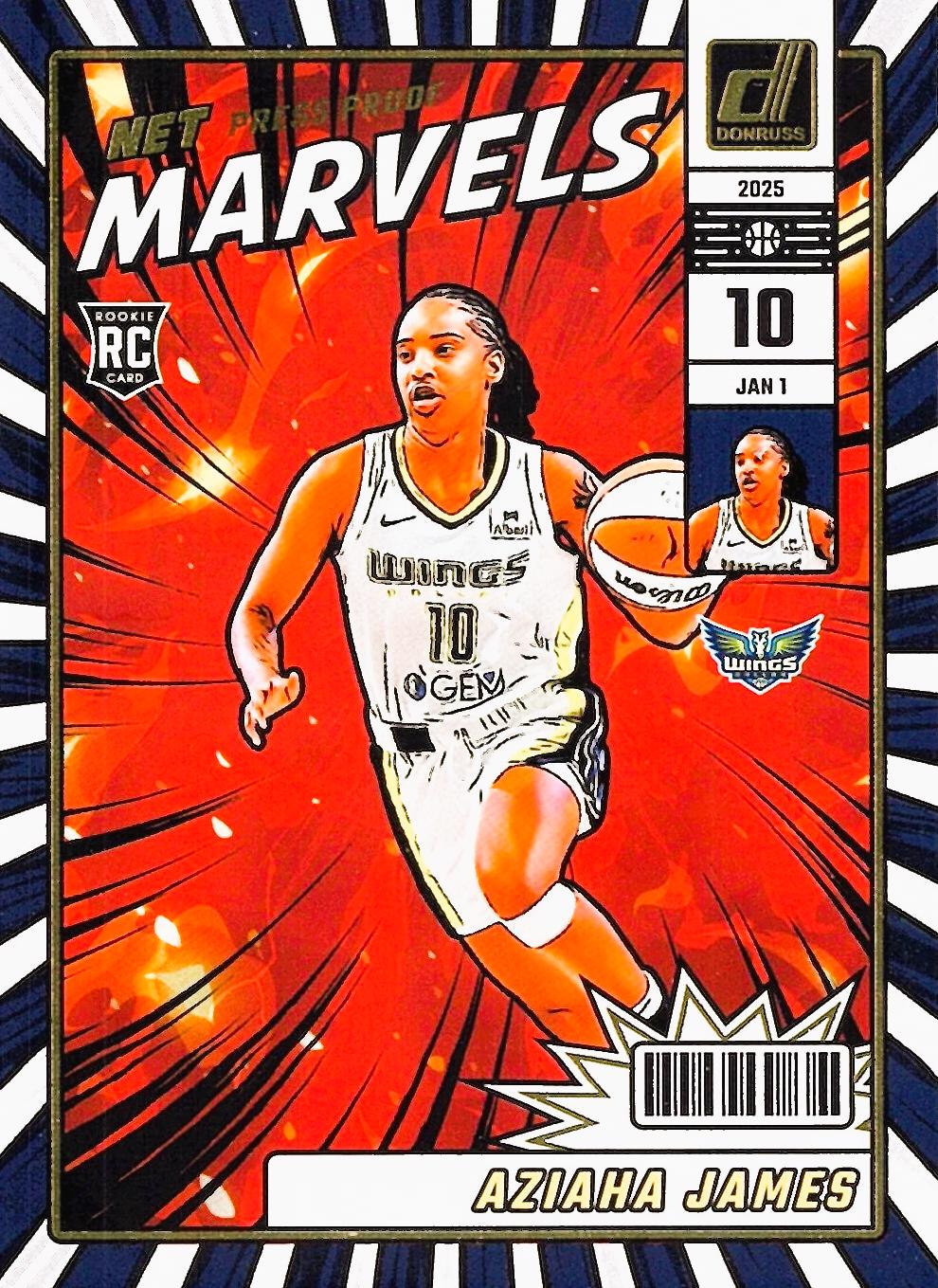 Aziaha James #18