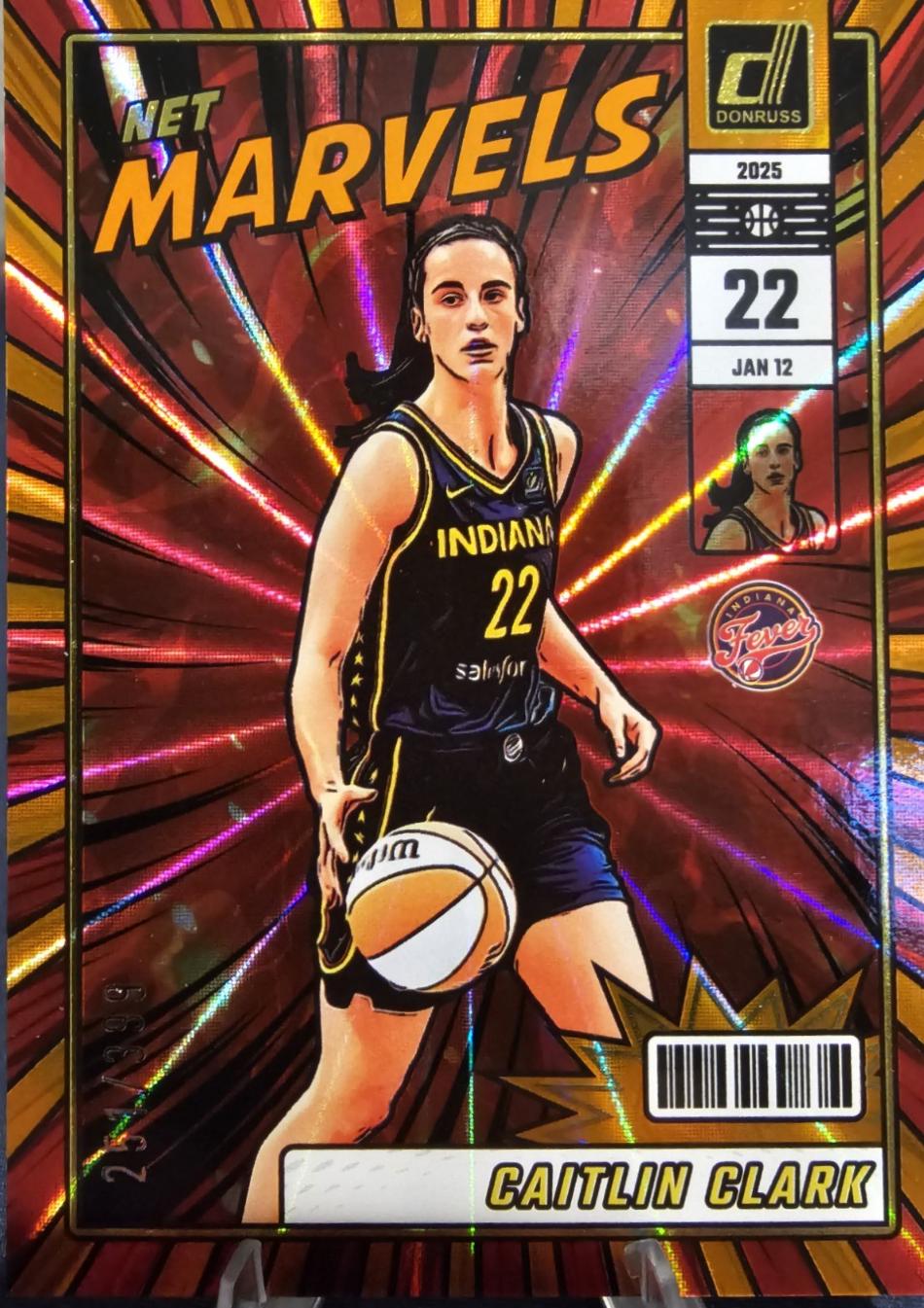 Caitlin Clark [Orange Laser] #19