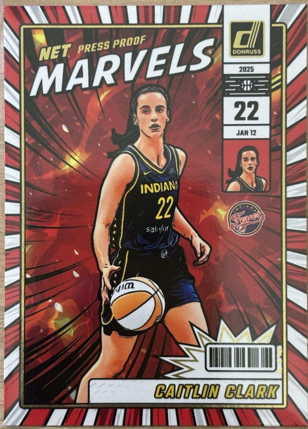 Caitlin Clark [Press Proof Gold] #19