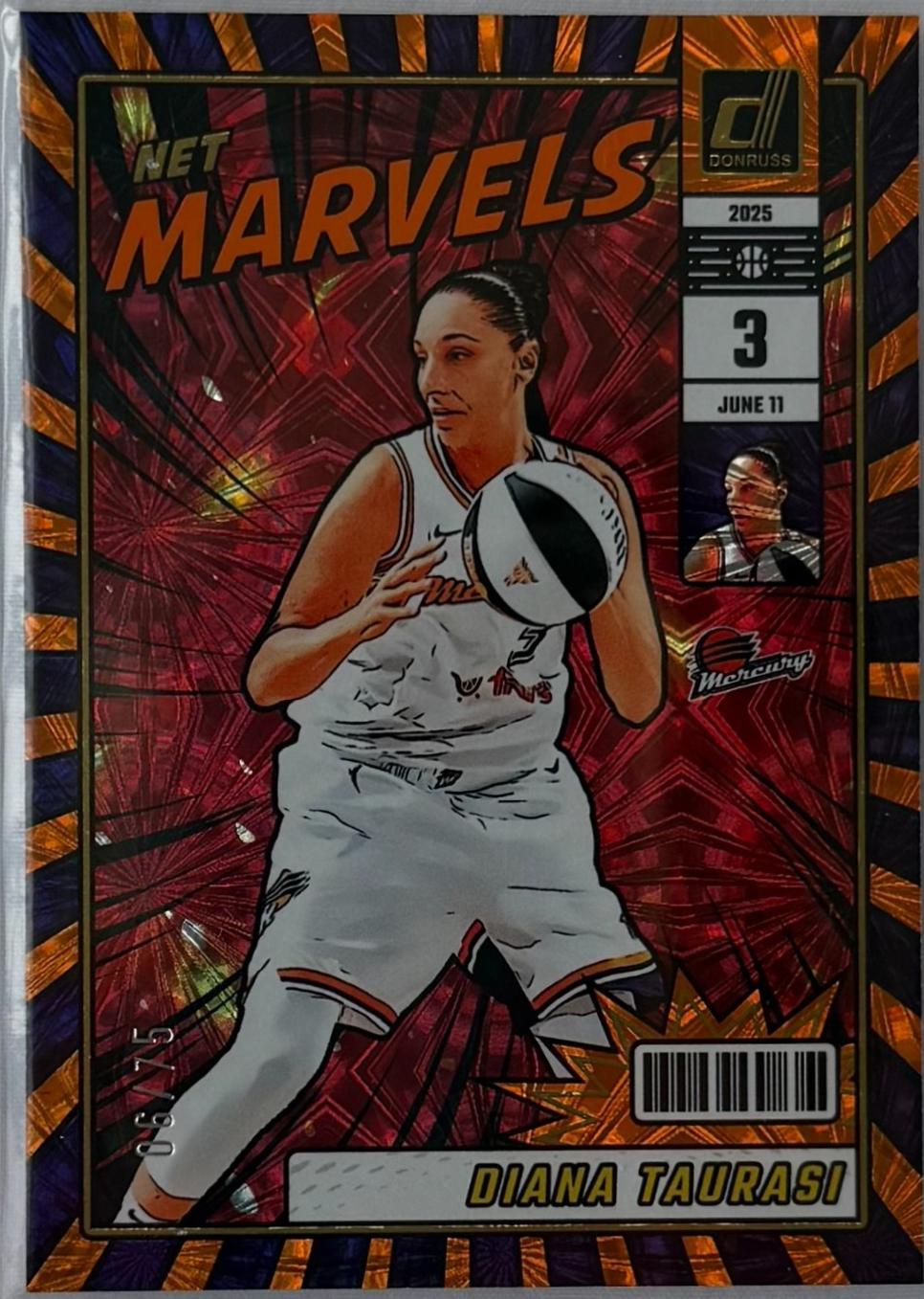 Diana Taurasi [Orange Fireworks] #14