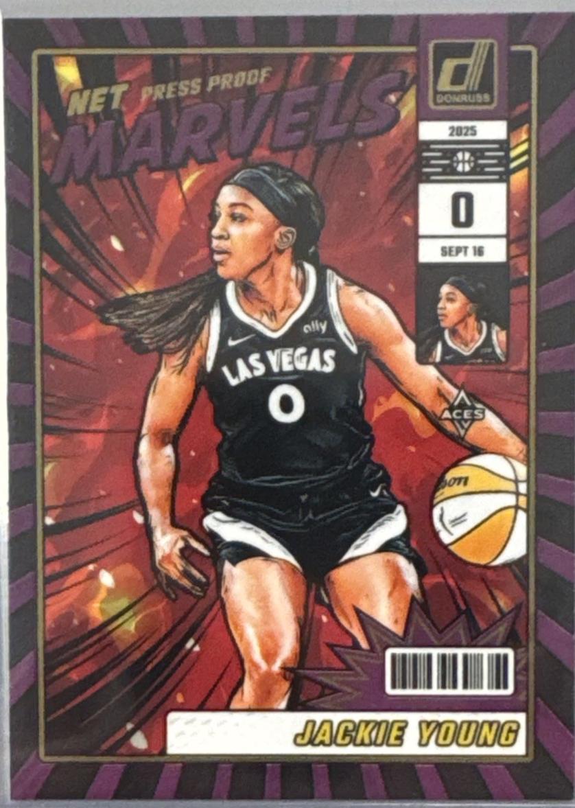 Jackie Young [Press Proof Purple] #15