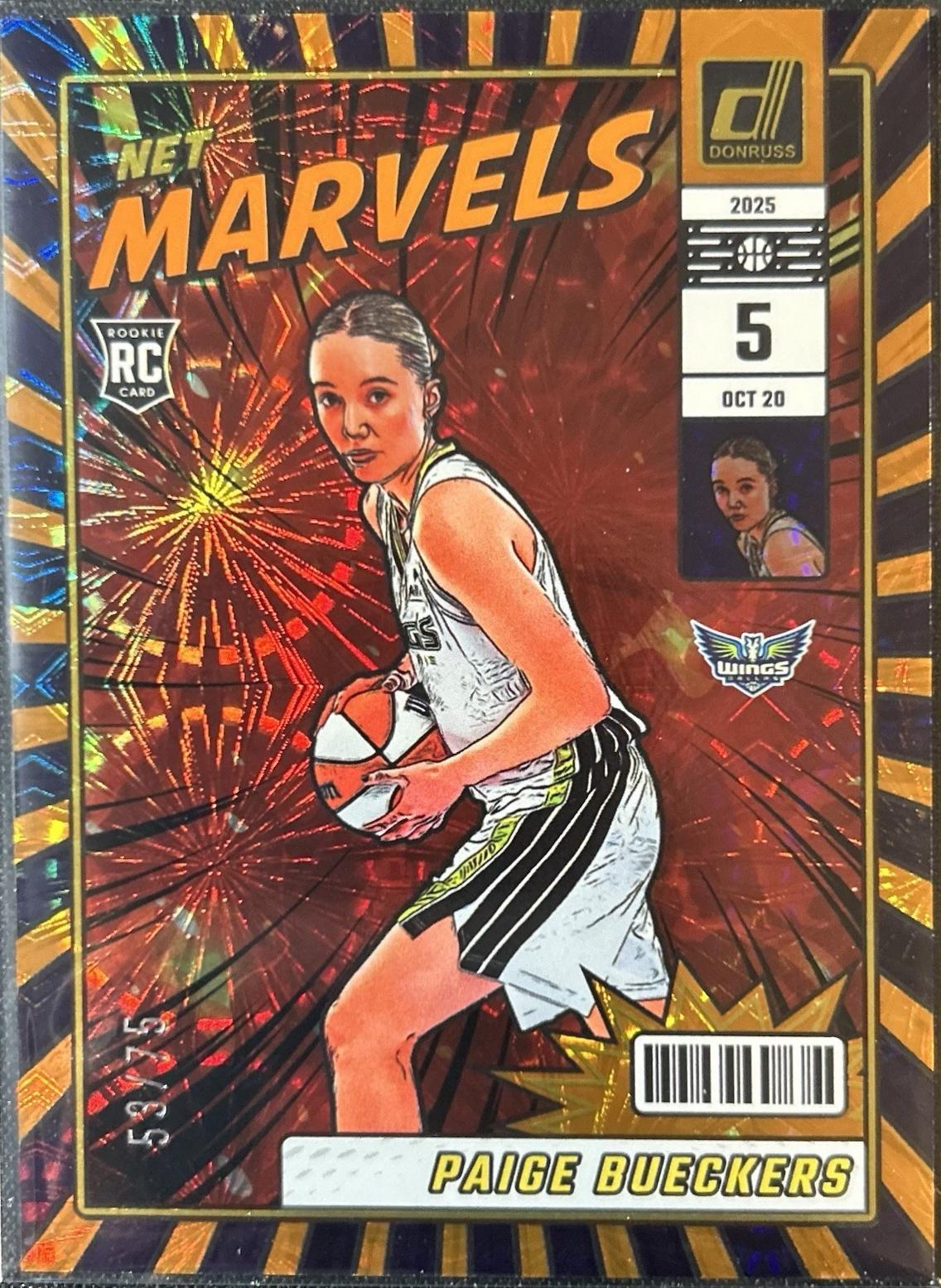 Paige Bueckers [Orange Fireworks] #23