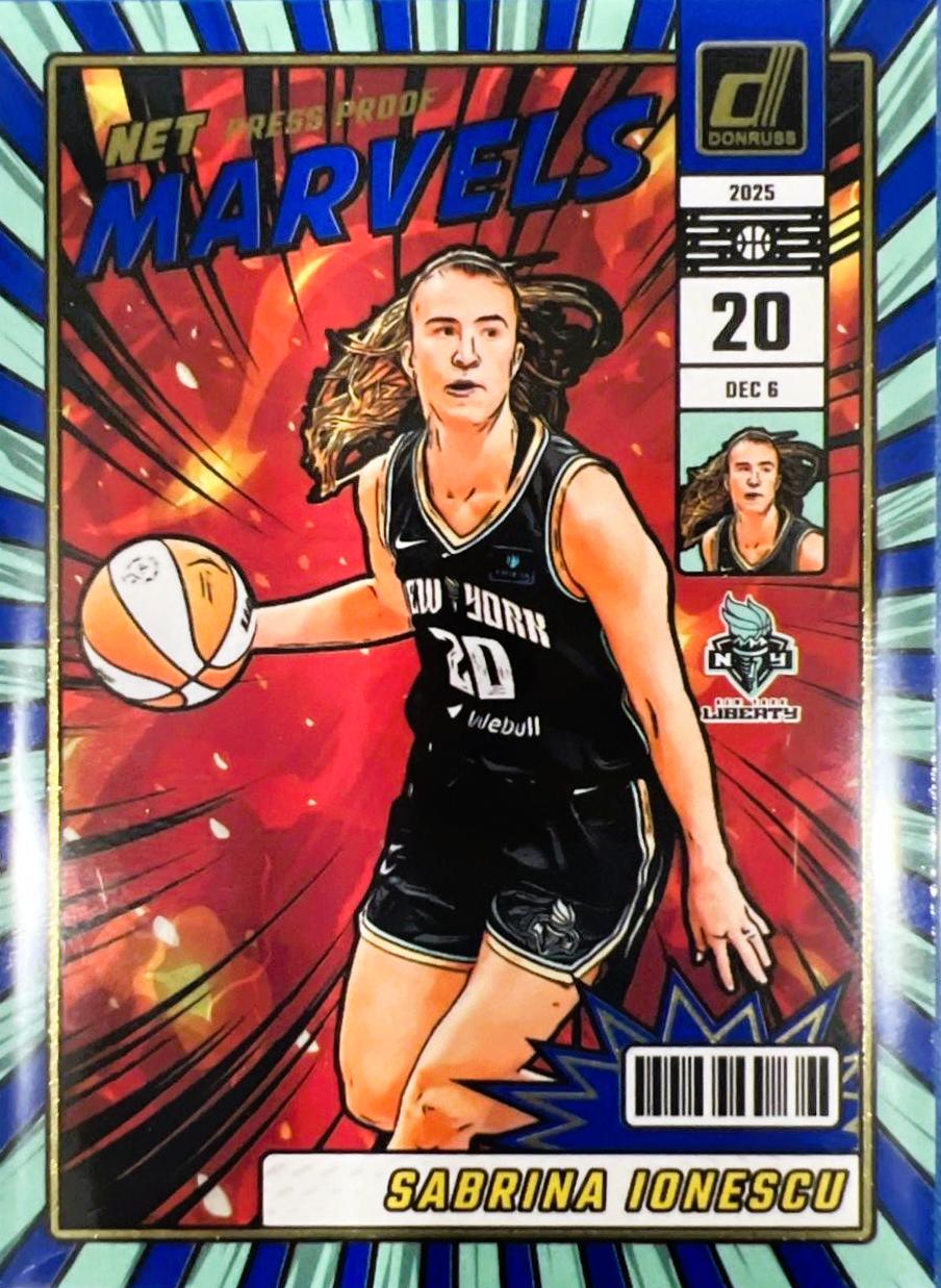Sabrina Ionescu [Press Proof Blue] #7
