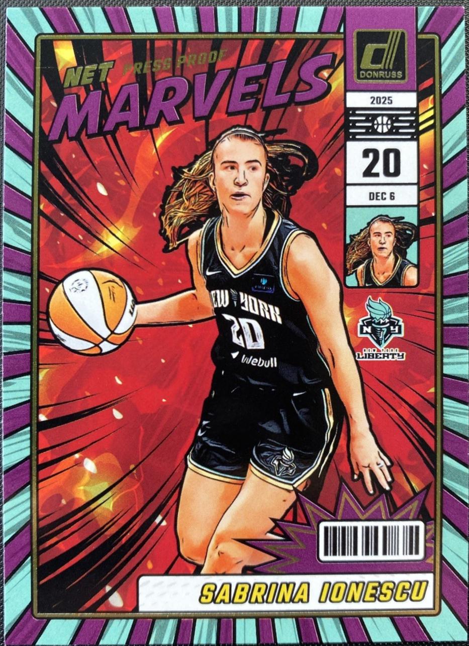 Sabrina Ionescu [Press Proof Purple] #7