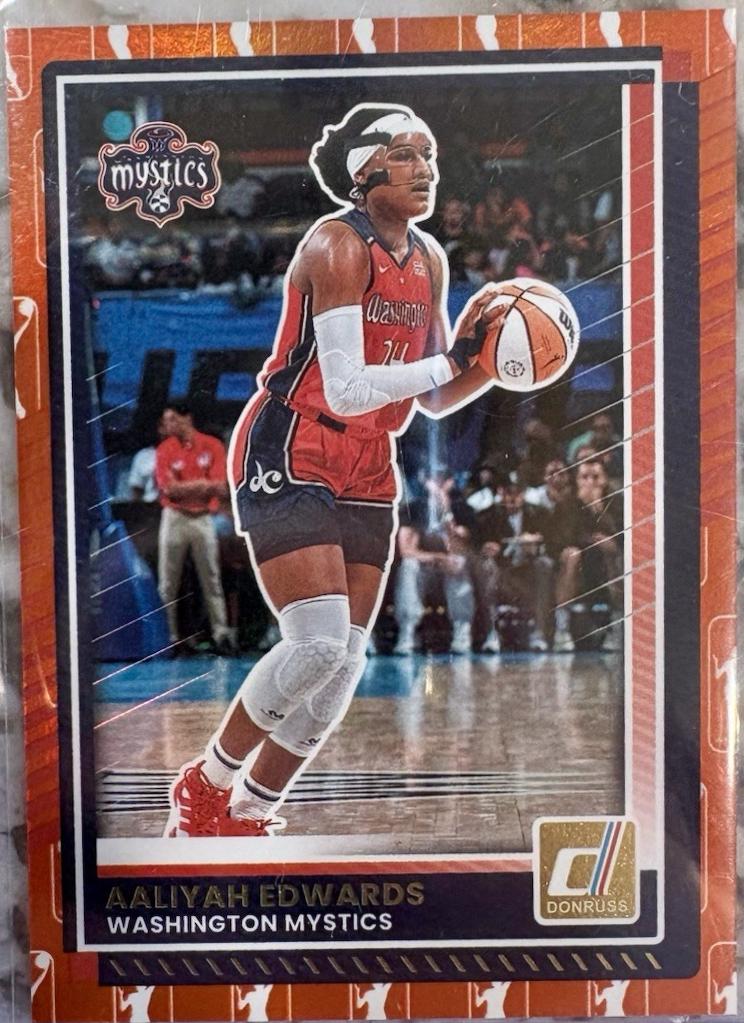 Aaliyah Edwards [Holo WNBA Logo] #16