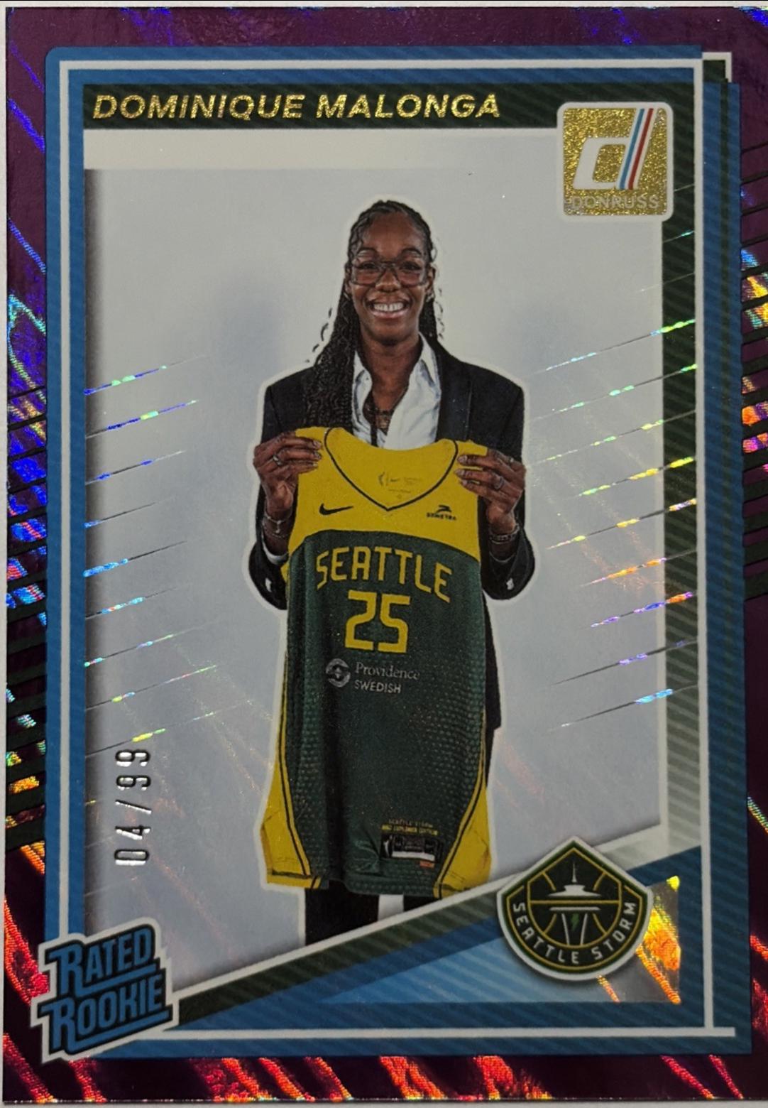 Dominique Malonga [Purple Lava] #89