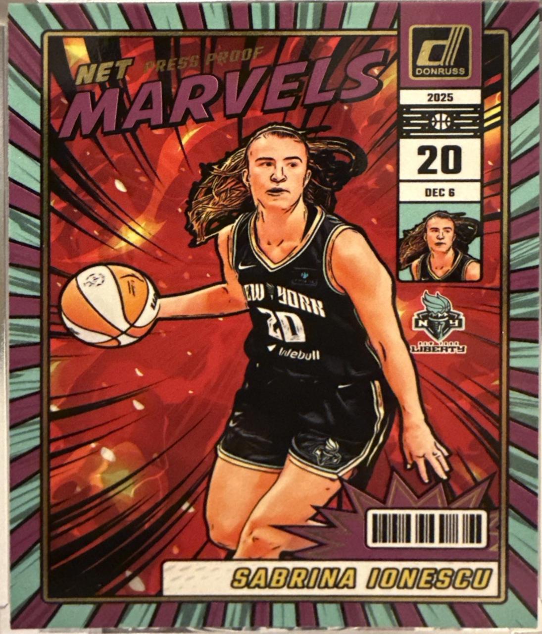 Sabrina Ionescu [Purple Laser] #7