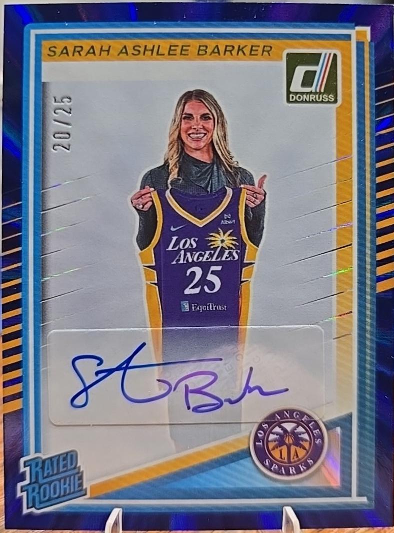 Sarah Ashlee Barker [Blue Laser Signature] #100