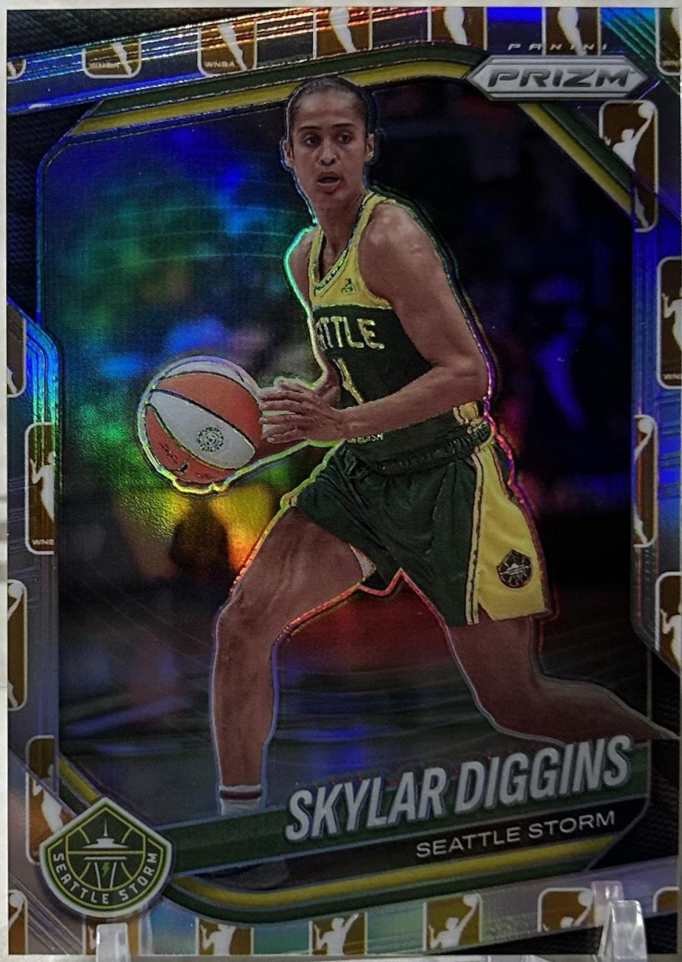 Skylar Diggins [WNBA Logo Gold Prizm] #123