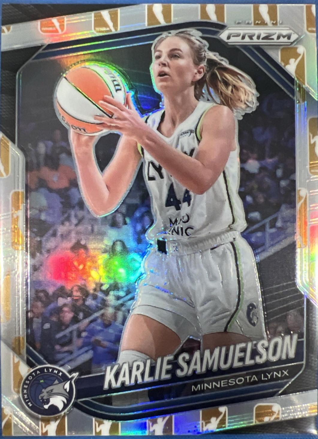 Karlie Samuelson [WNBA Logo Gold Prizm] #102
