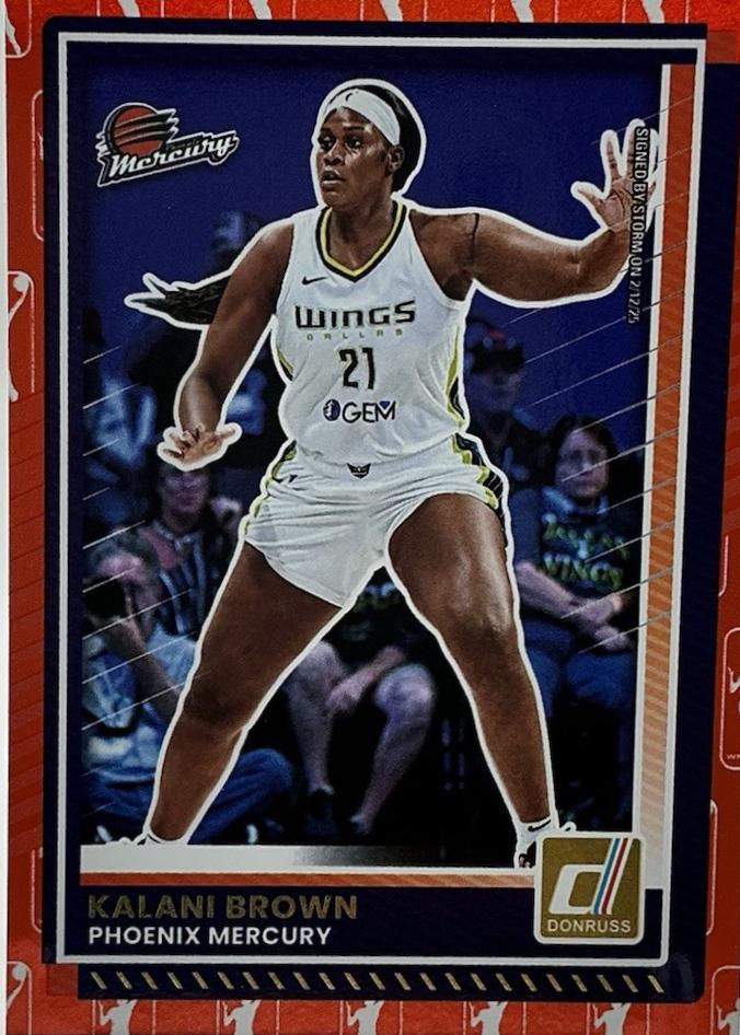 Kalani Brown [Holo WNBA Logo] #84