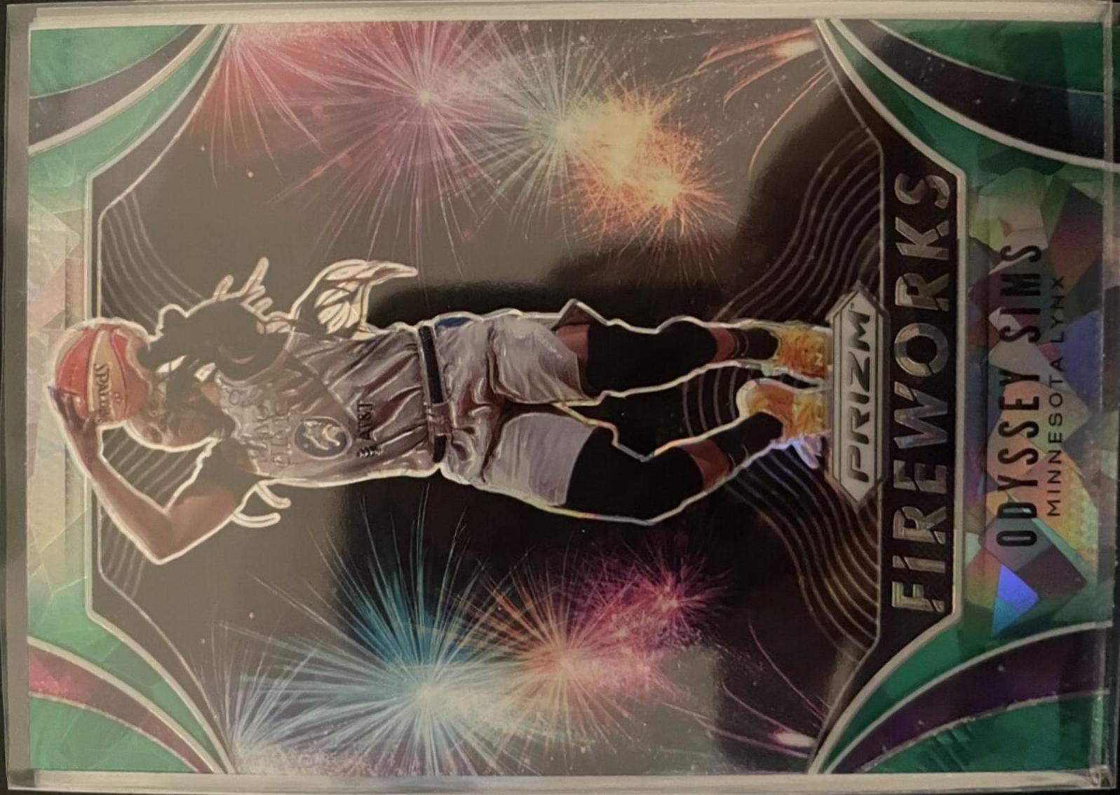 Odyssey Sims [Prizm Green Ice] #16