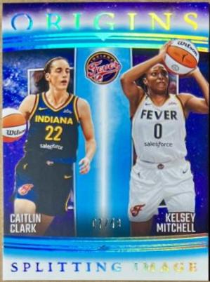 Kelsey Mitchell / Caitlin Clark [Teal] #7