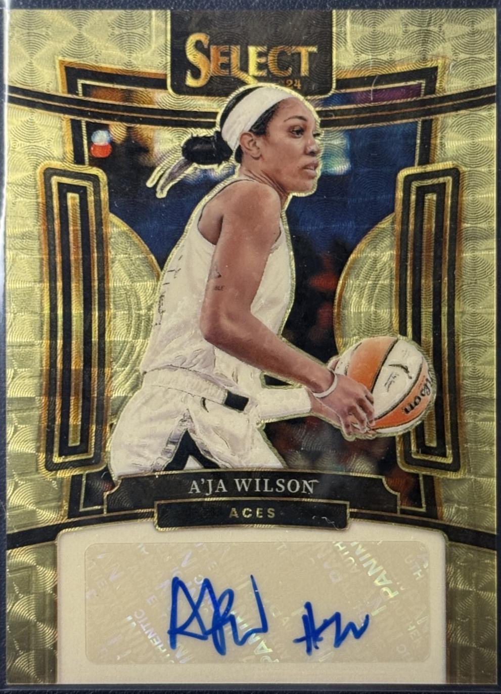 A'ja Wilson [Gold Vinyl] #SG-AW
