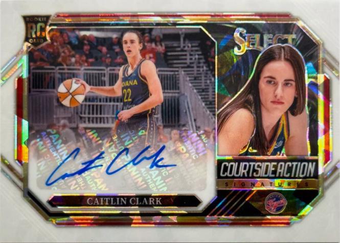 Caitlin Clark [White Ice Prizm] #CSA-CC