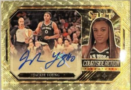 Jackie Young [Gold Vinyl Prizm] #CSA-JY