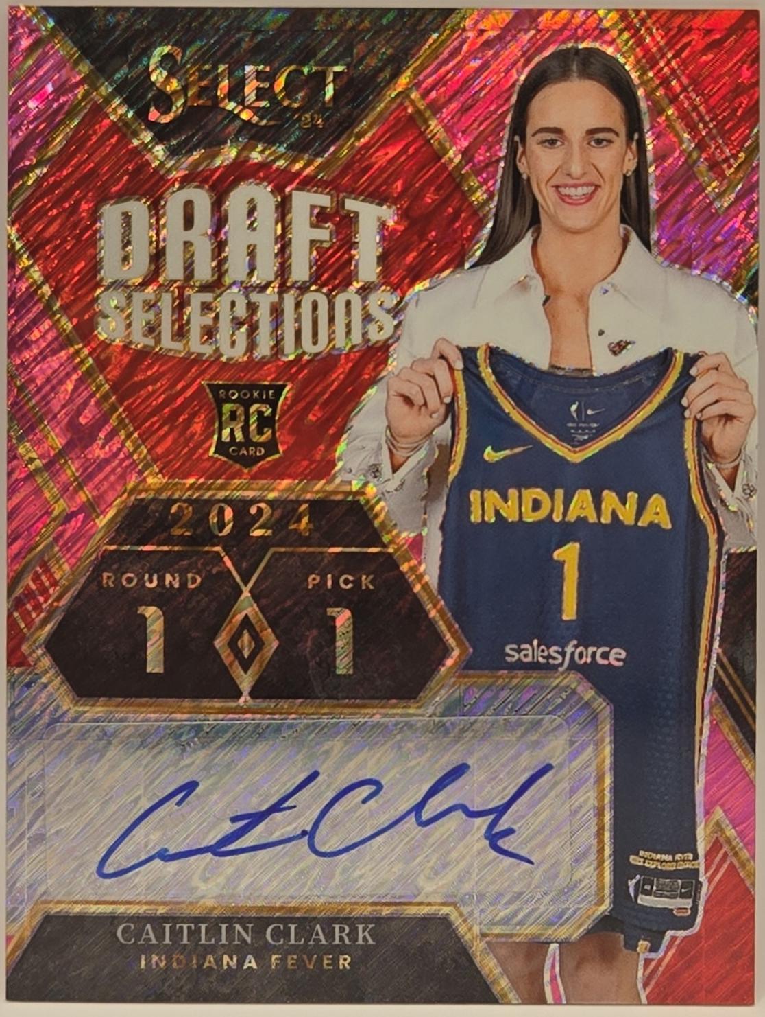 Caitlin Clark [Pink Ice Shimmer Prizm FOTL] #DSS-CC