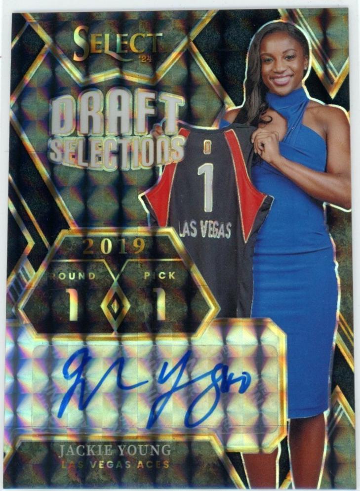Jackie Young [Black Finite Prizm] #DSS-JY