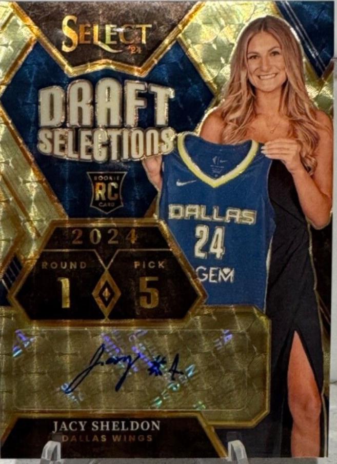 Jacy Sheldon [Gold Vinyl Prizm] #DSS-JS