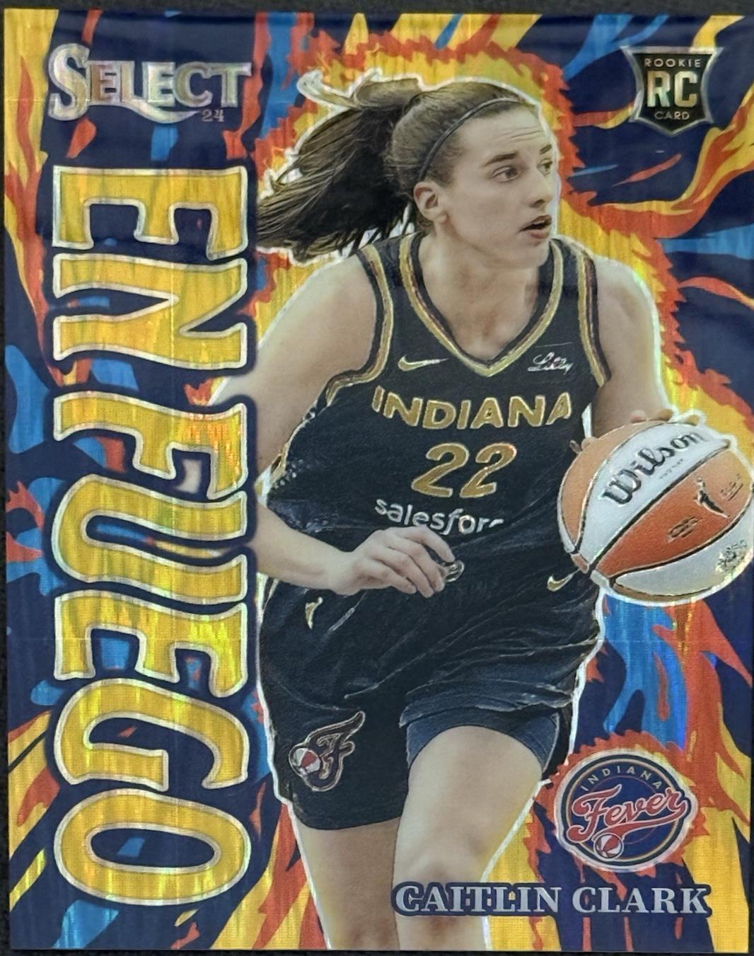 Caitlin Clark [Gold Flash Prizm] #14