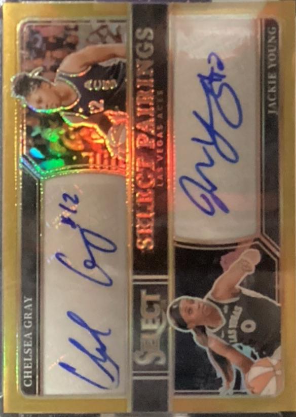 Chelsea Gray / Jackie Young [Gold Prizm] #SPS-LV