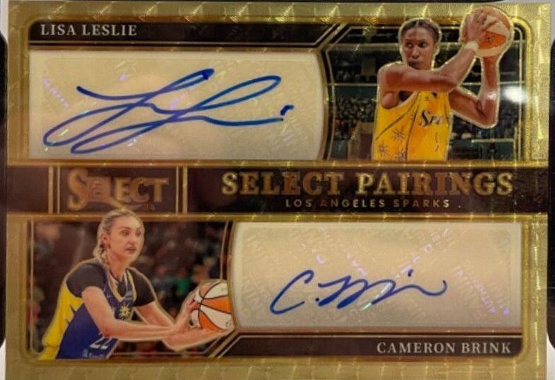 Lisa Leslie / Cameron Brink [Gold Vinyl Prizm] #SPS-LA