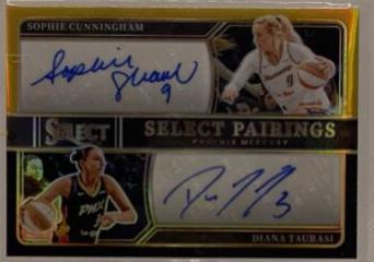 Sophie Cunningham / Diana Taurasi [Black Gold Prizm] #SPS-PHX