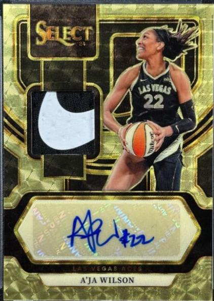 A'ja Wilson [Gold Vinyl Prizm] #SG-AW