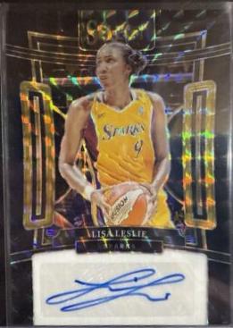 Lisa Leslie [Black Finite Prizm] #SG-LL