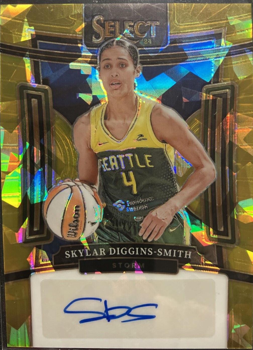 Skylar Diggins-Smith [Gold Ice Prizm] #SG-SDS