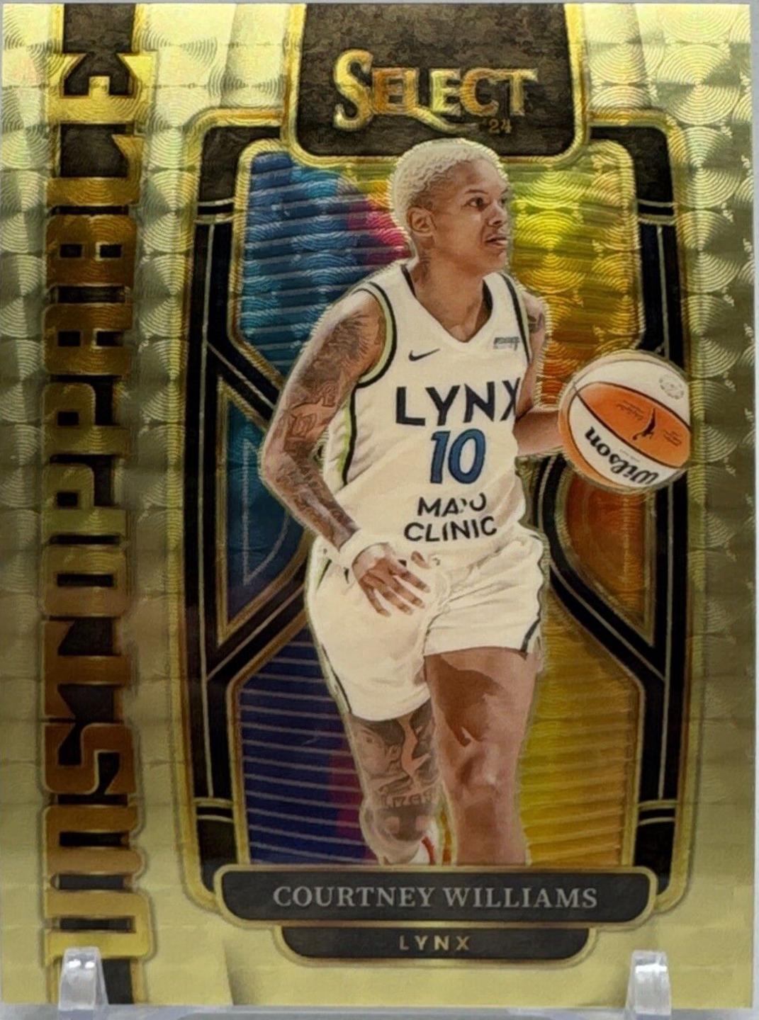 Courtney Williams [Gold Vinyl Prizm] #6