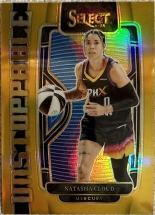 Natasha Cloud [Gold Prizm] #1