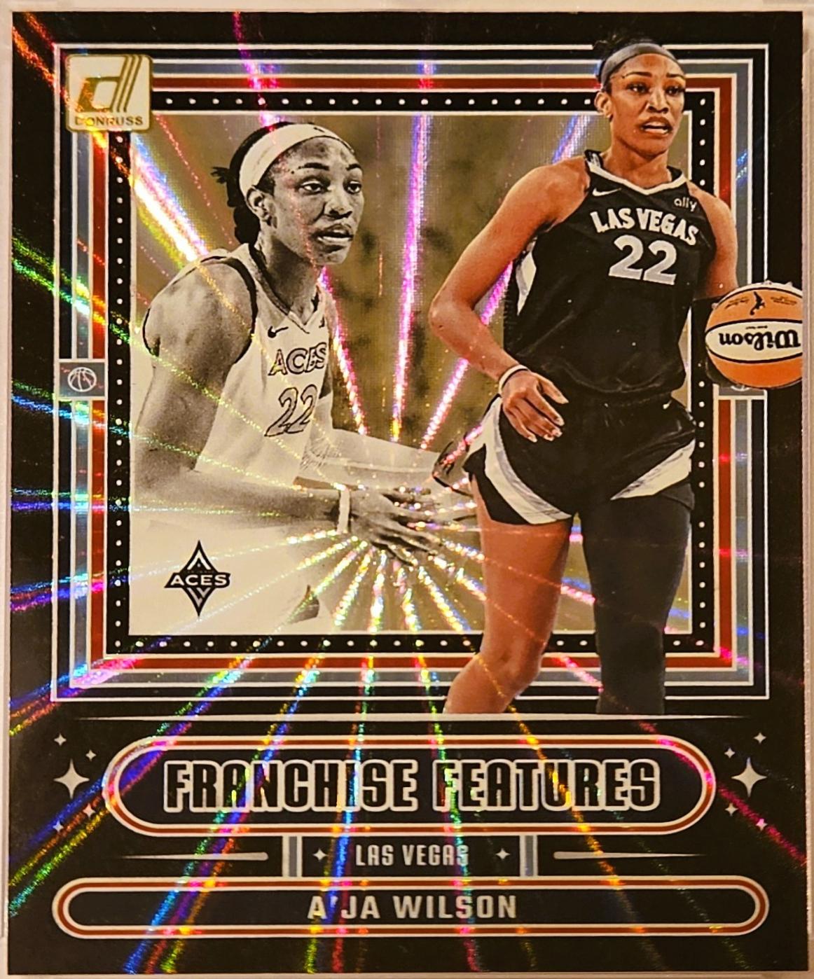 A'ja Wilson [Holo Black Laser] #11