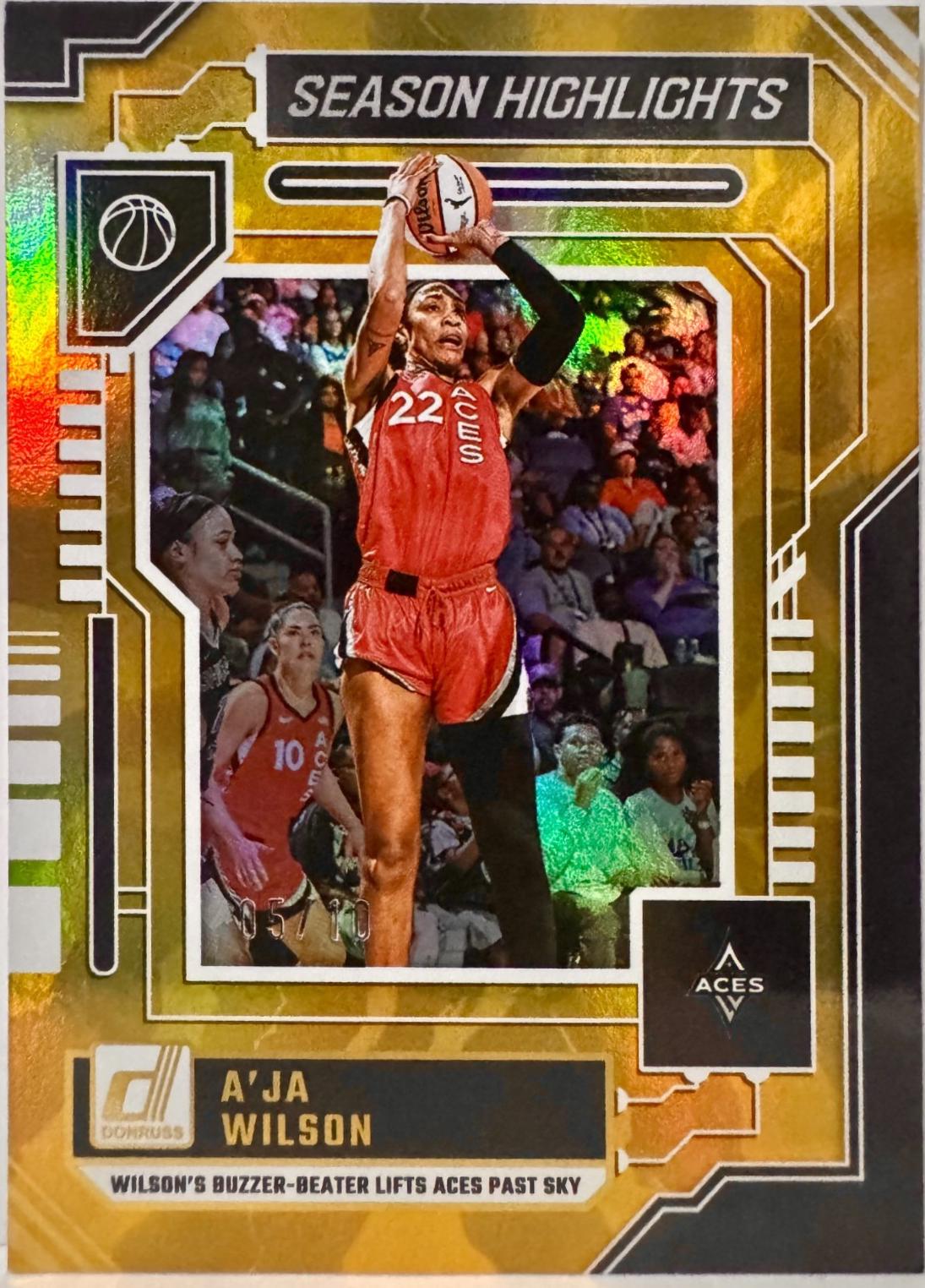 A'ja Wilson [Holo Gold] #2