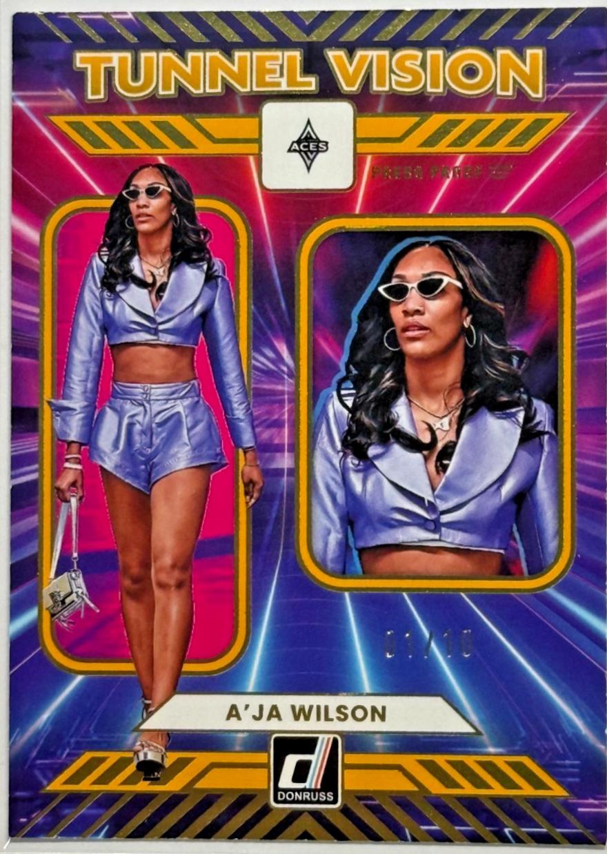 A'ja Wilson [Press Proof Gold] #13