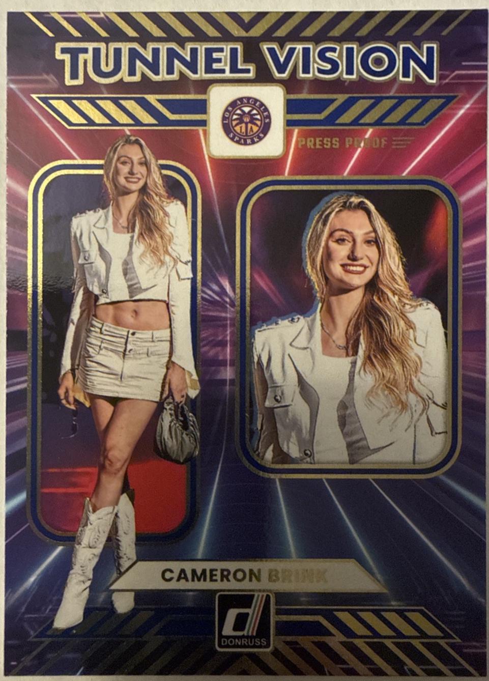 Cameron Brink [Press Proof Blue] #8